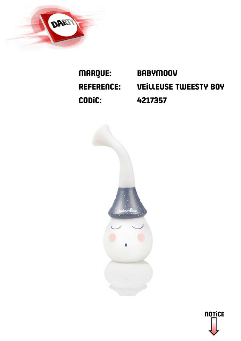 babymoov Veilleuse Tweesty Instructions for use