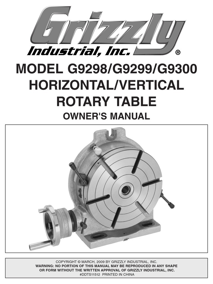 Grizzly G9298 owner's manual