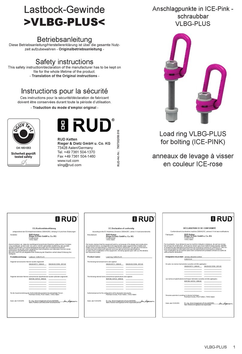 RUD VLBG-PLUS Translation of the original instructions