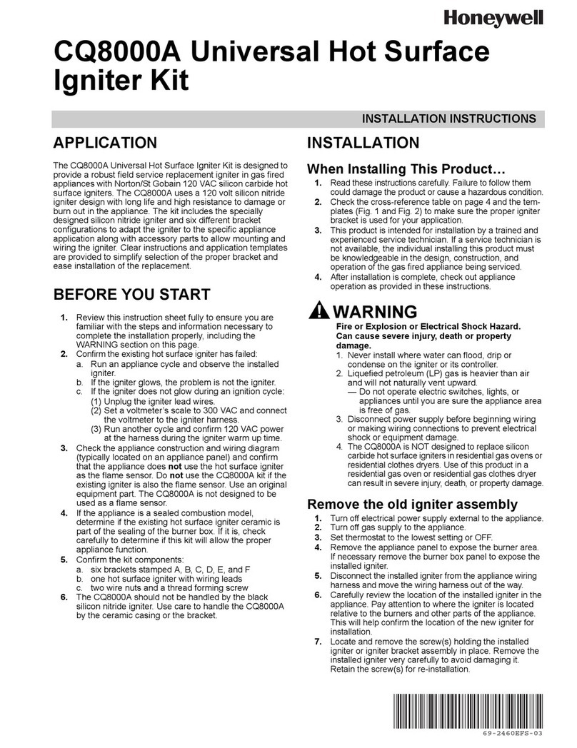 Honeywell CQ8000A User manual