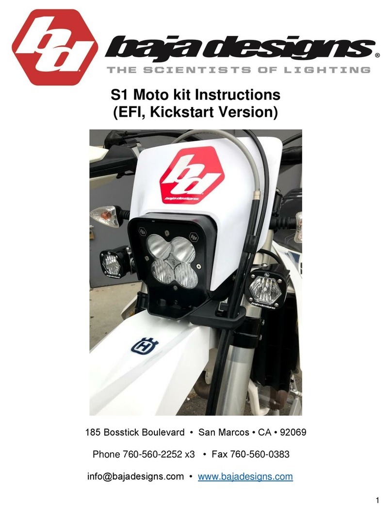 Baja Designs S1 Moto Kit instructions