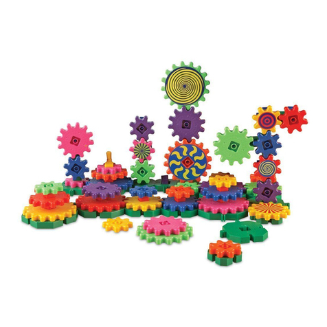 Learning Resources GEARS! GEARS! GEARS! Wacky Factory User manual