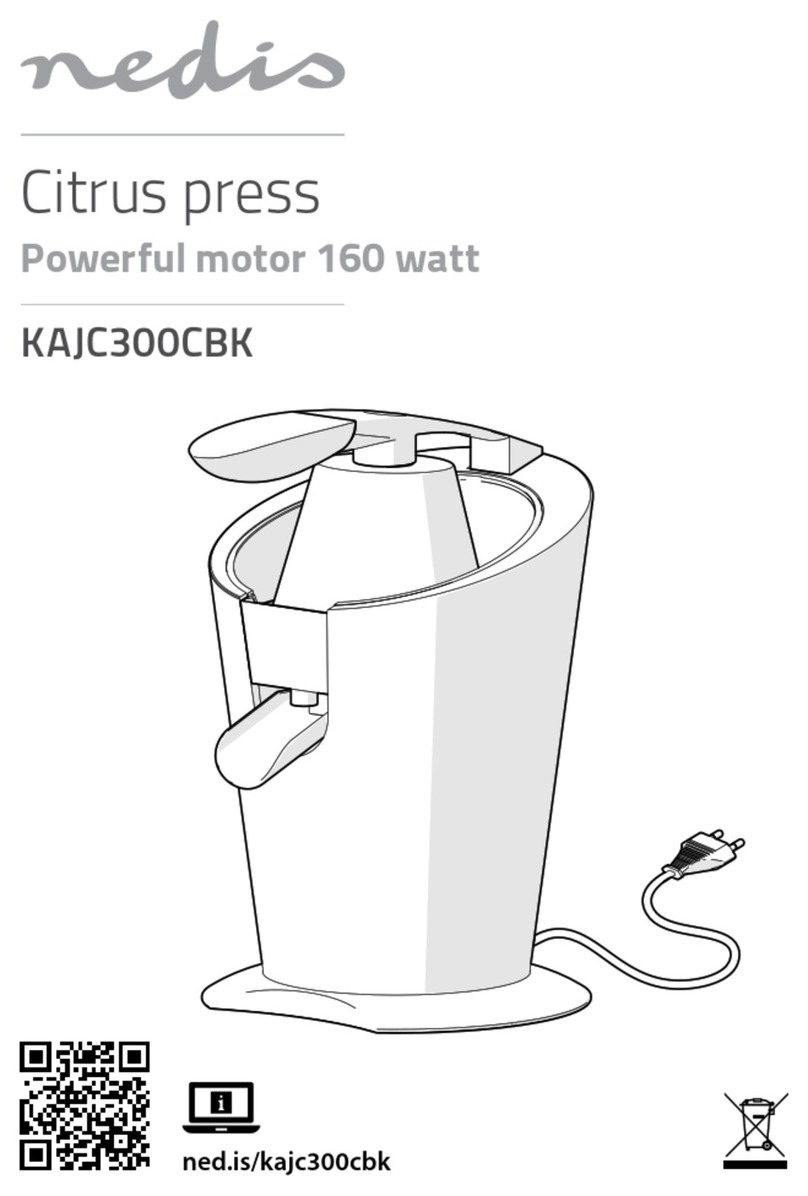 nedis KAJC300CBK quick start guide
