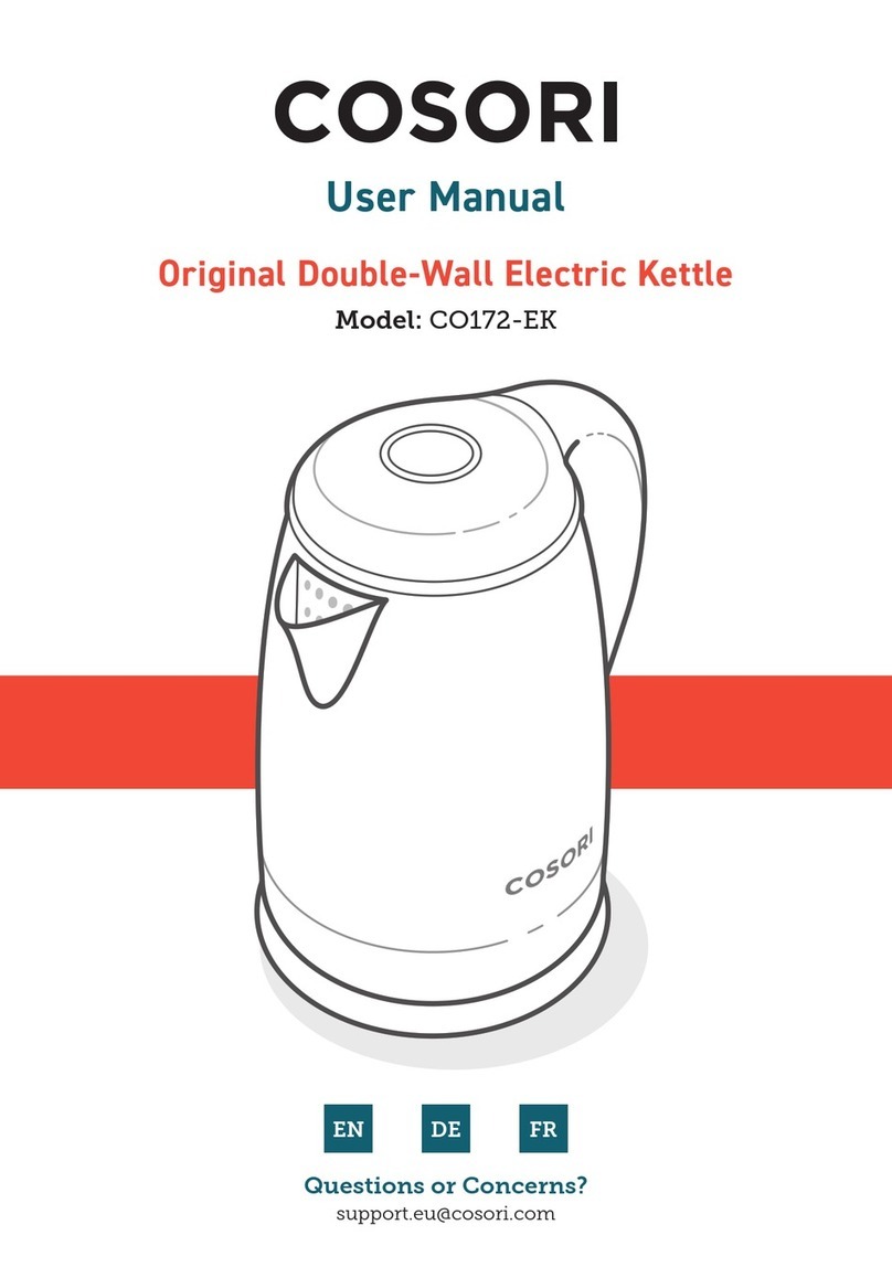 Cosori CO172-EK user manual Cosori CO172-EK user manual