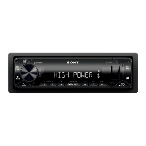 Sony DSX-GS80 operating instructions