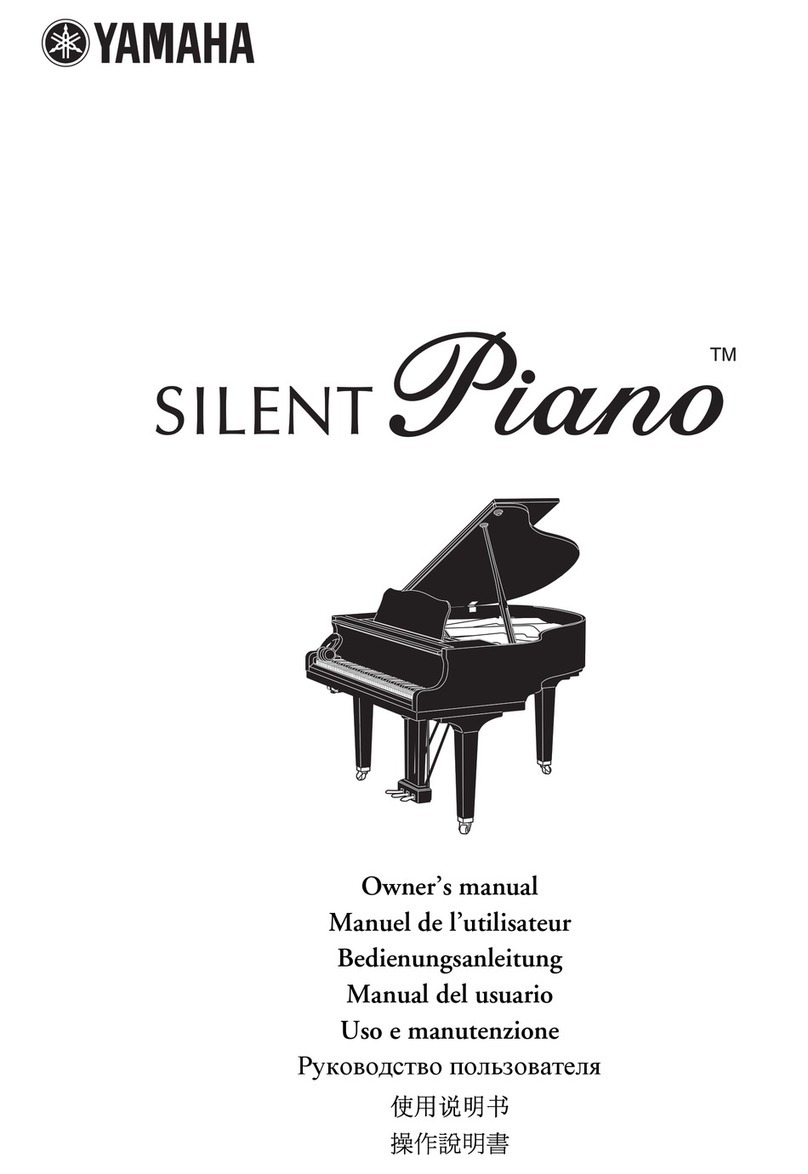 Yamaha Silent Piano GB1KS owner's manual
