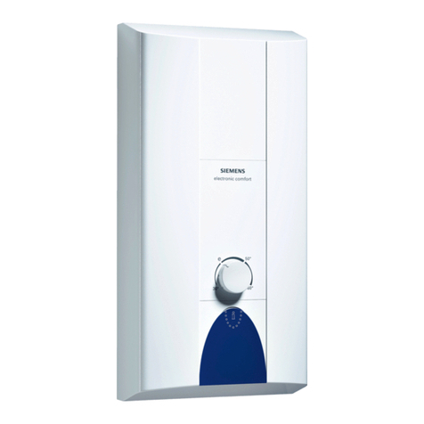 Siemens DE 1113415 Installation and operating instructions