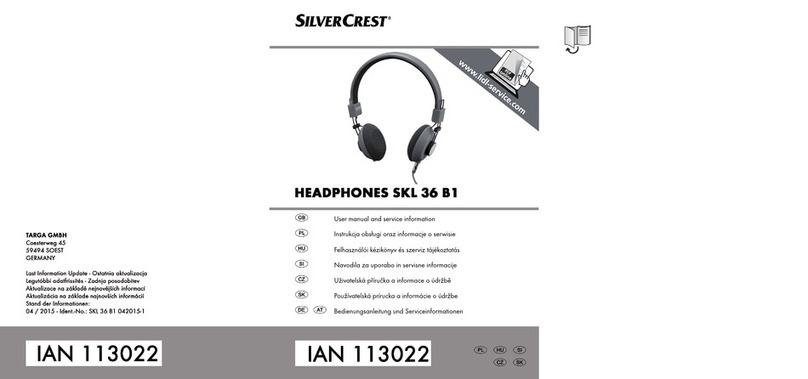 Silvercrest SKL 36 B1 Instruction sheet