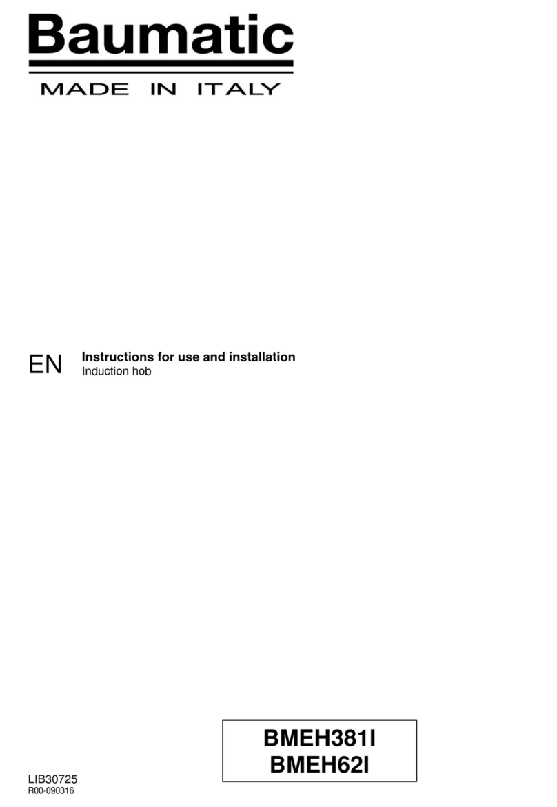Baumatic BMEH381I Instructions for use and installation