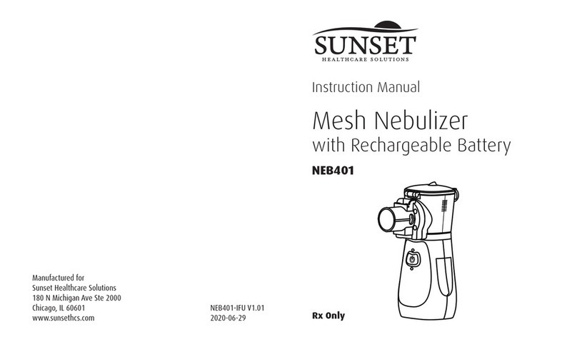 Sunset Healthcare NEB401 instruction manual
