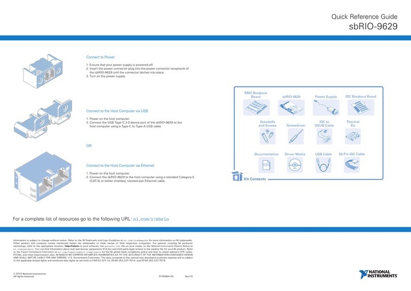 National Instruments sbRIO-9629 User manual