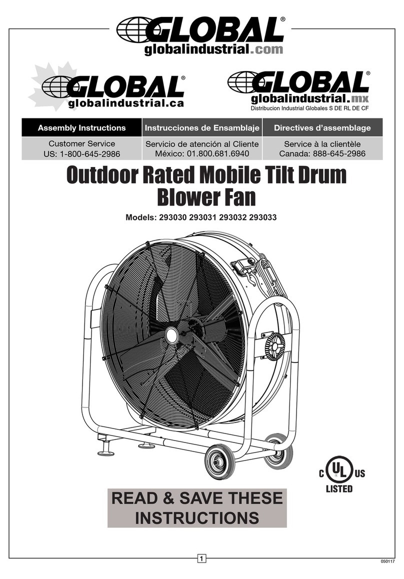 Global Industrial 293030 User manual