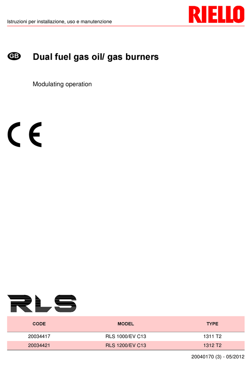 Riello RLS 1000/EV C13 Instruction Manual