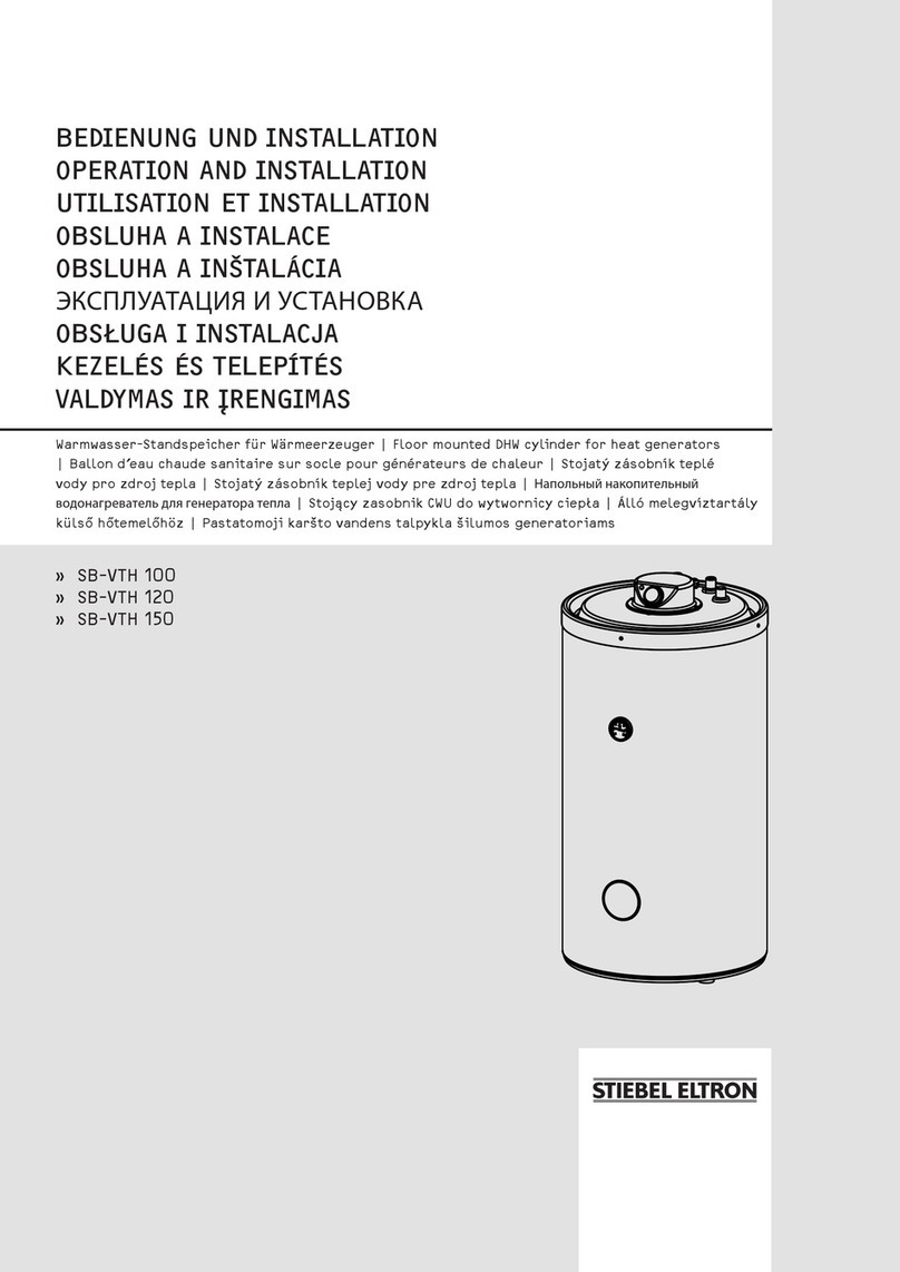 STIEBEL ELTRON SB-VTH 100 Operation and installation