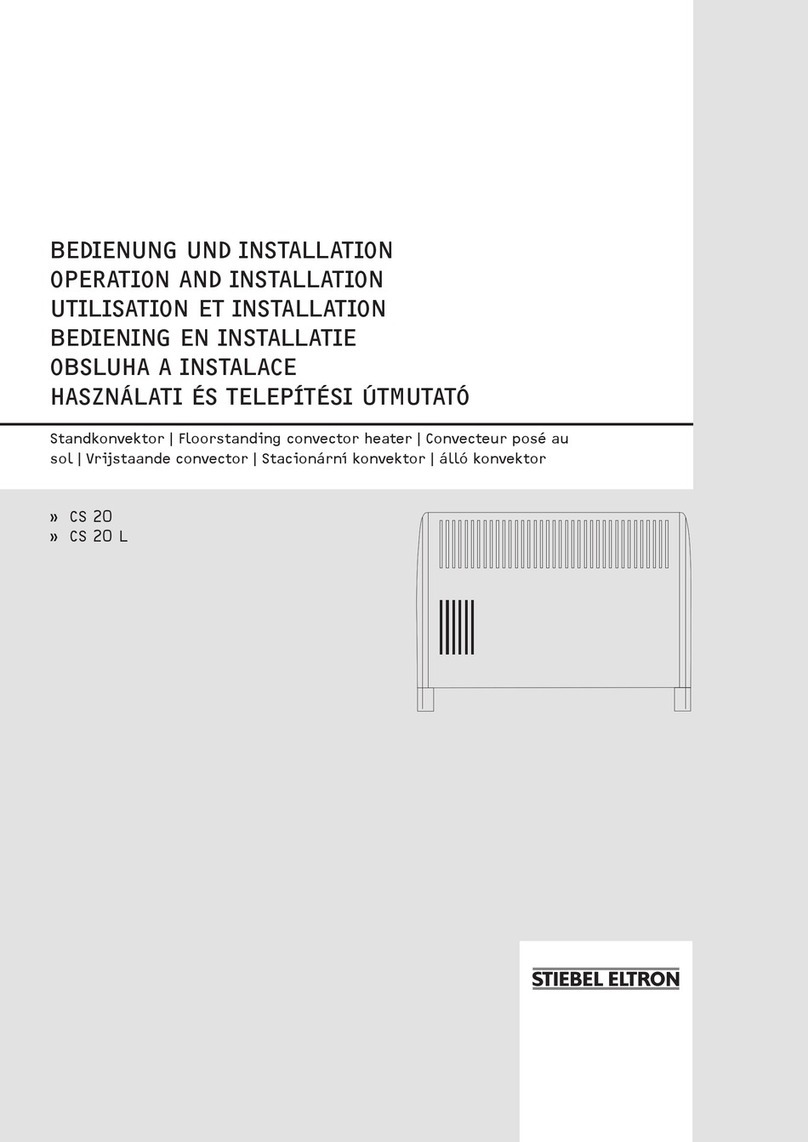 STIEBEL ELTRON CS 20 Instruction Manual