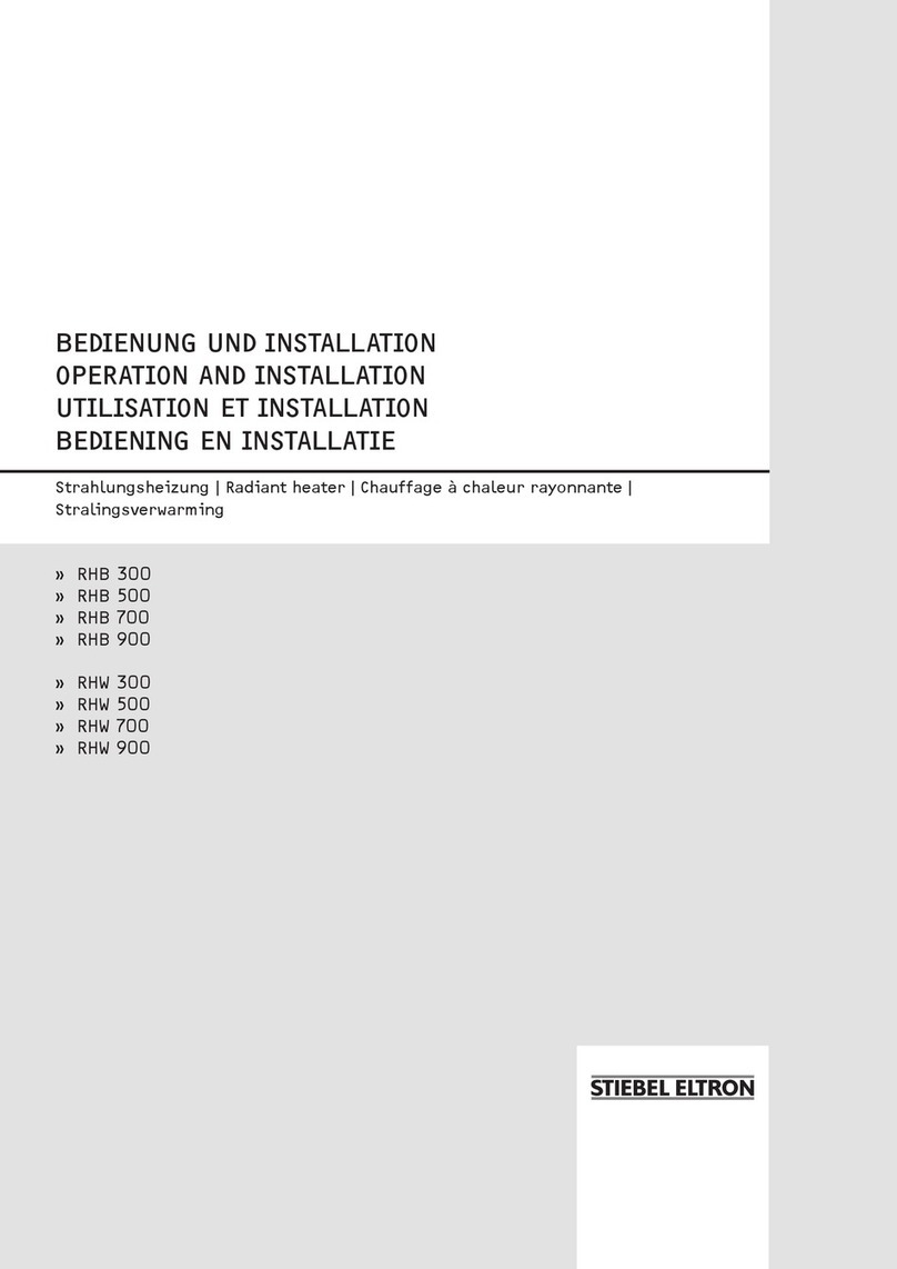 STIEBEL ELTRON RHB 300 Instruction Manual