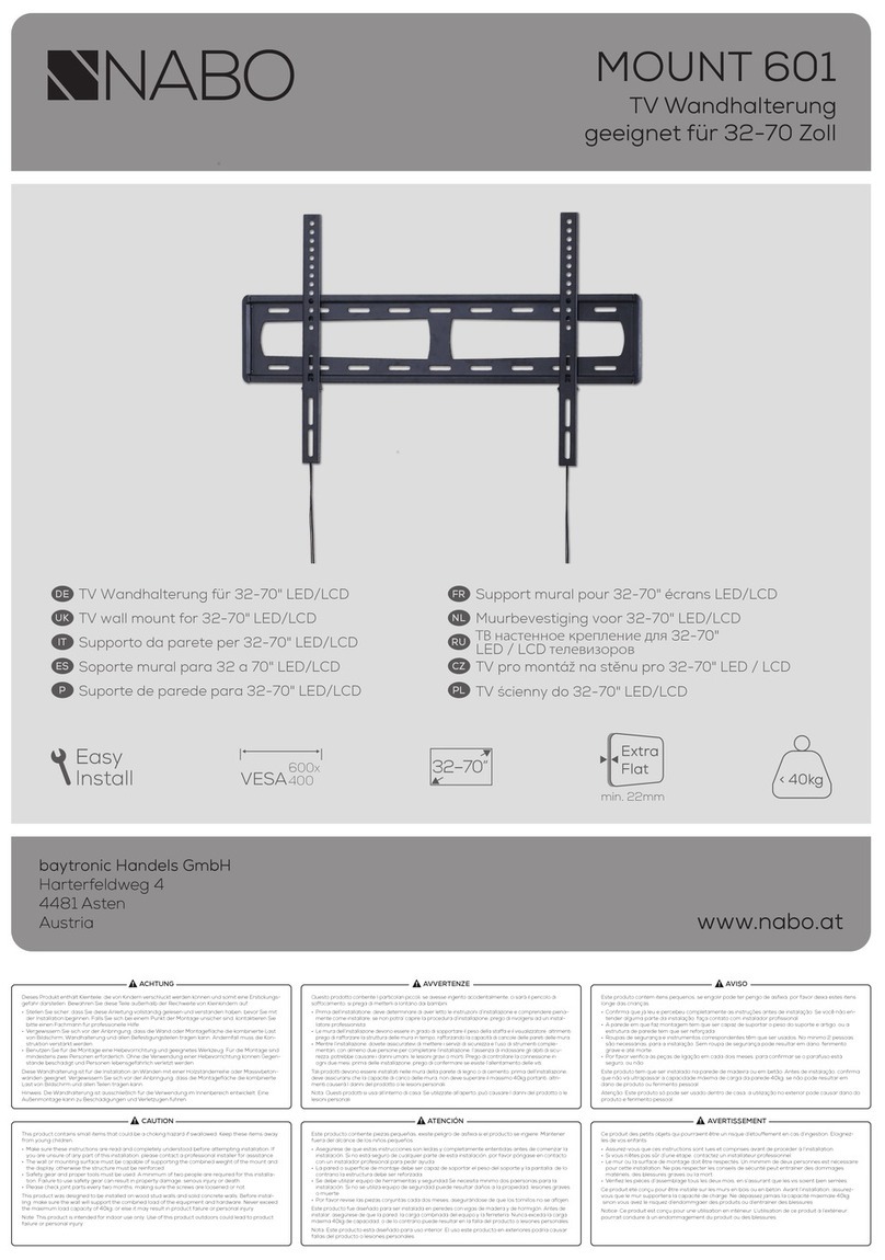 NABO MOUNT 601 manual