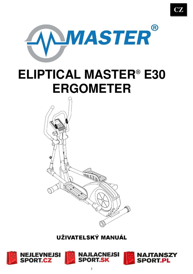 Master ELIPTICAL MASTER E30 User manual