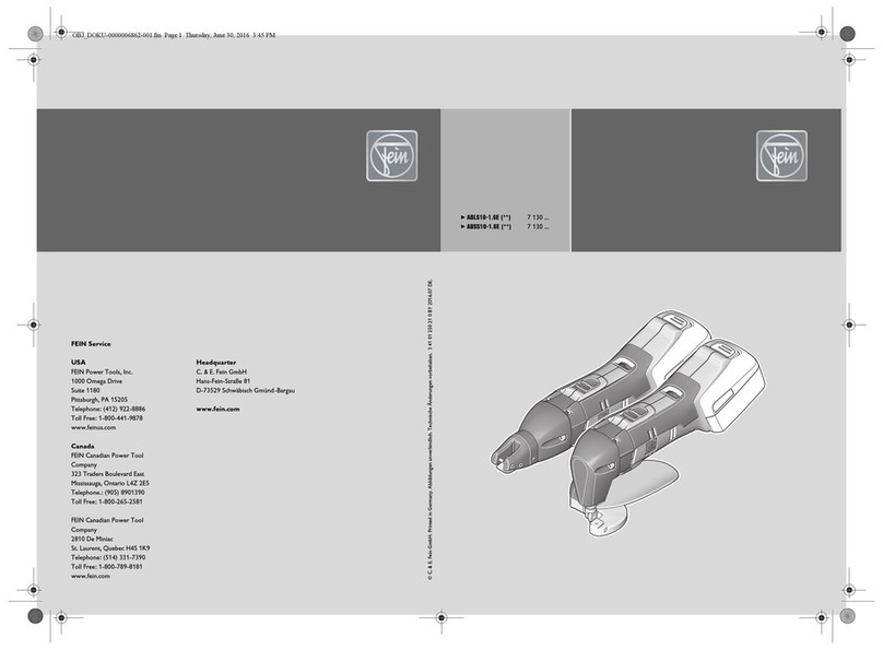 Fein ABLS18-1.6E User manual