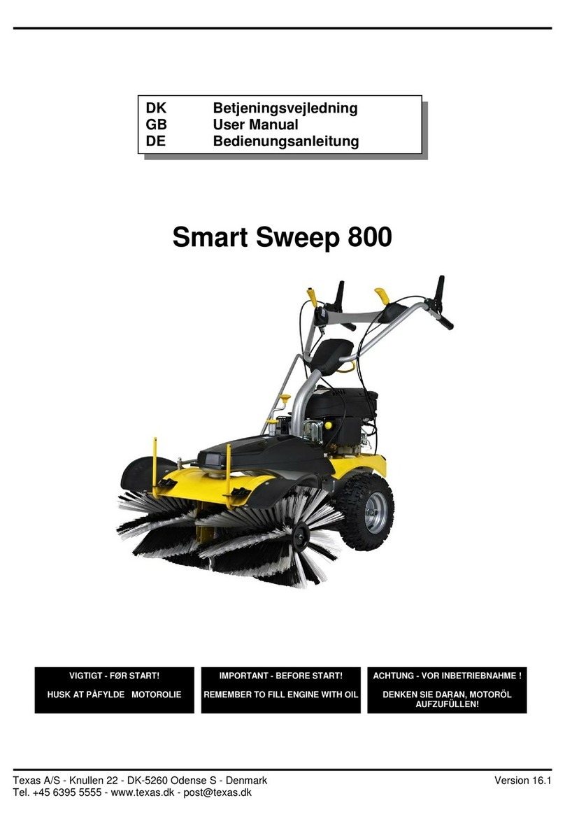 Texas A/S Smart Sweep 800 user manual