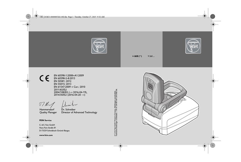 Fein ALED Series Original instructions