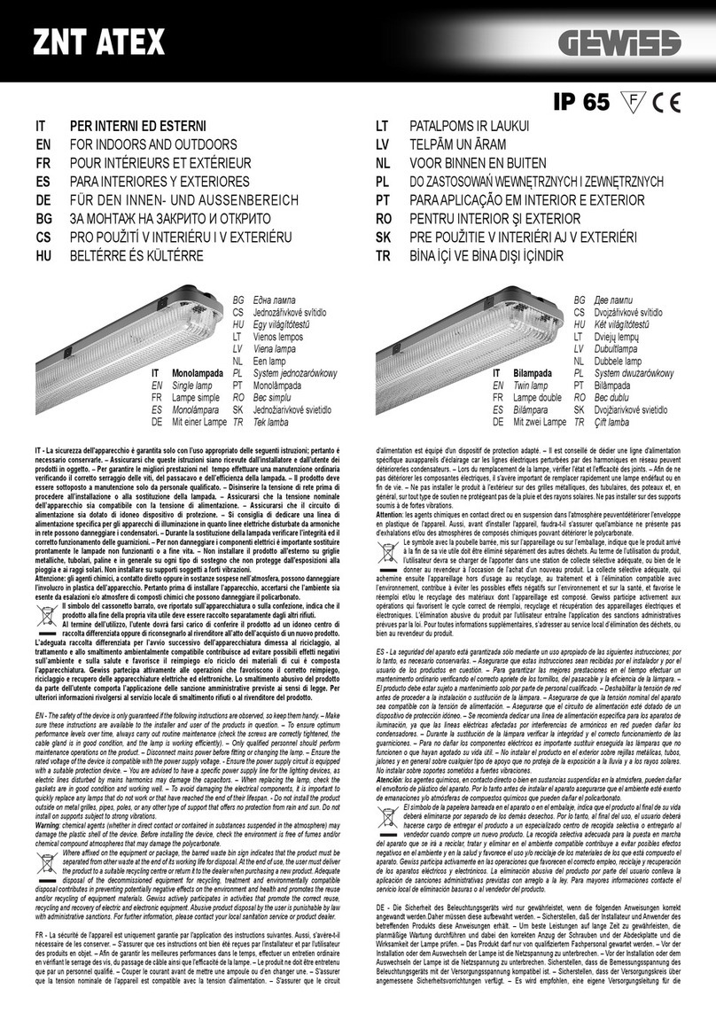 Gewiss ZNT ATEX User manual
