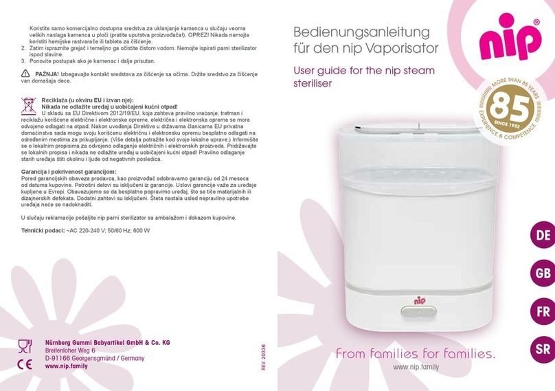 nip Sterilizer user guide