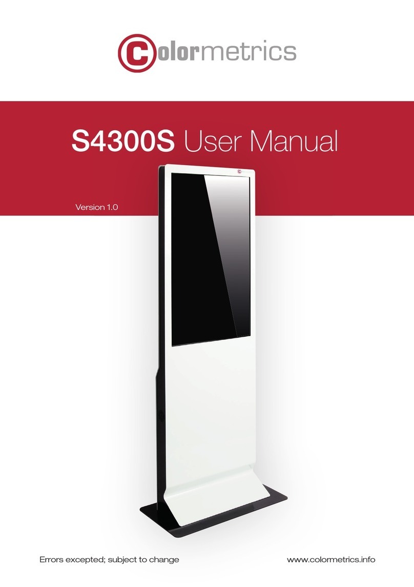 Colormetrics S4300S user manual Colormetrics S4300S user manual