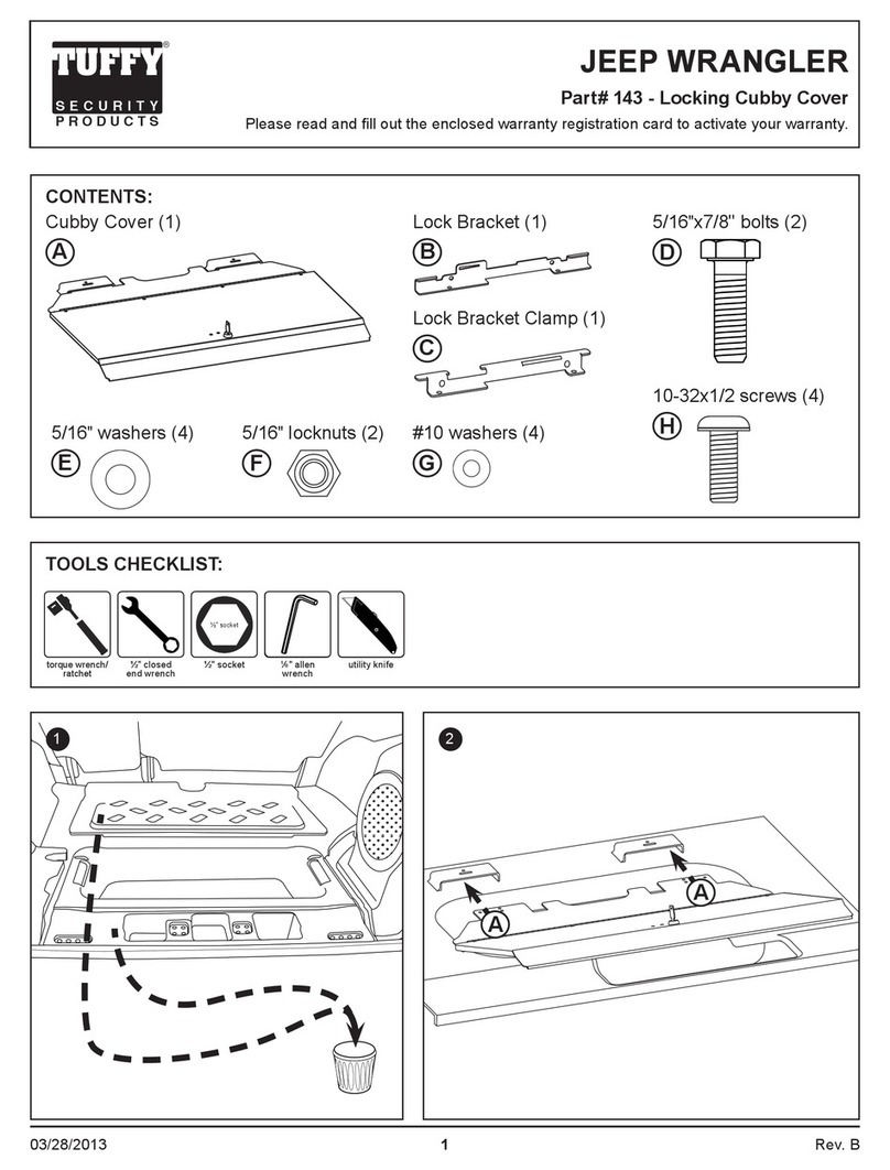 Tuffy 143 User manual