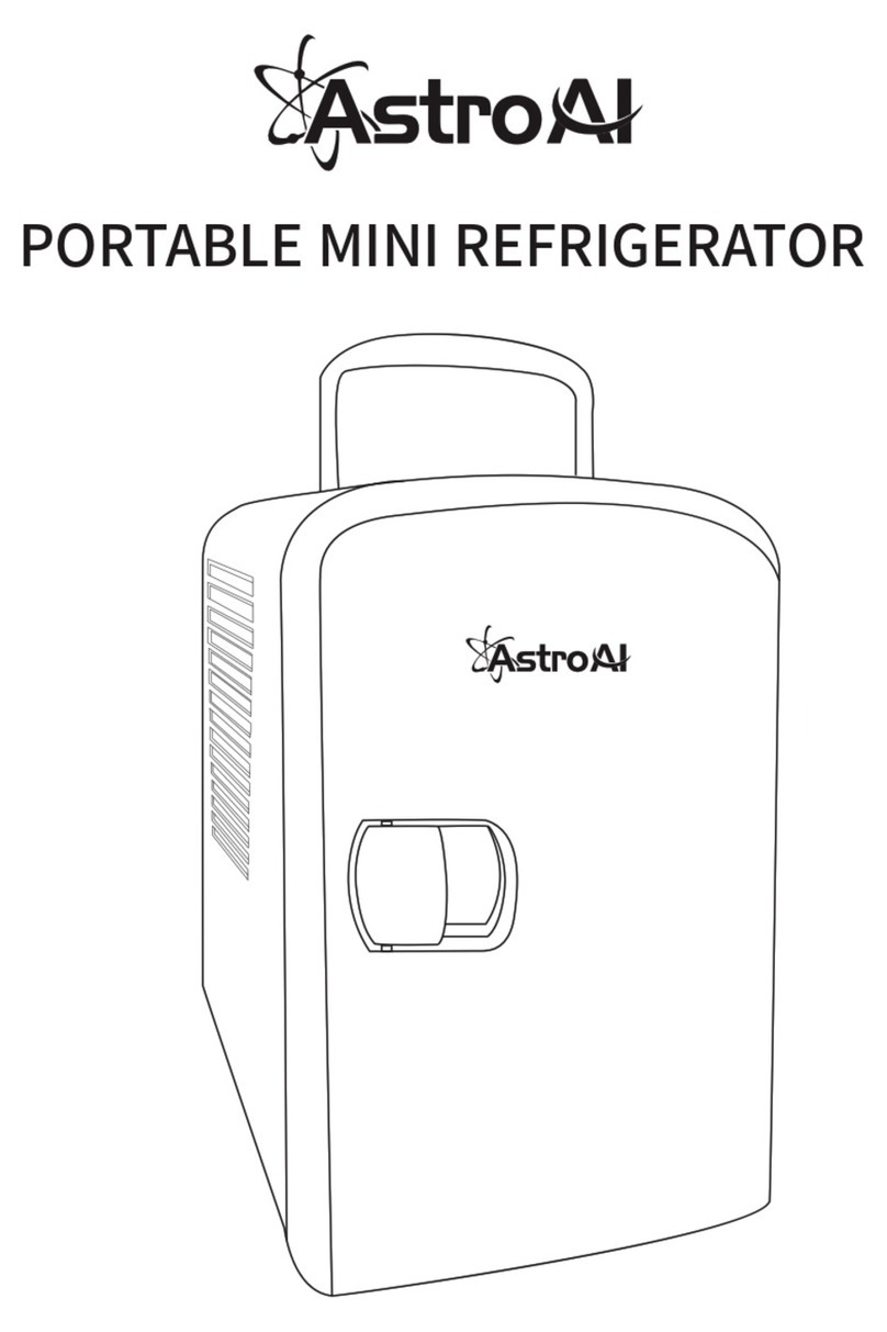 AstroAI PORTABLE MINI REFRIGERATOR quick start guide