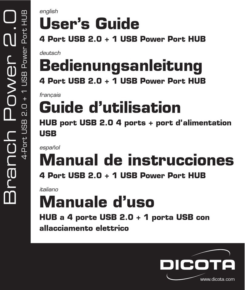 Dicota Branch Power 2.0 user guide