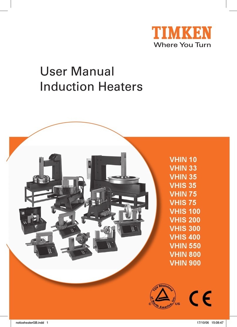 Timken VHIN 10 user manual