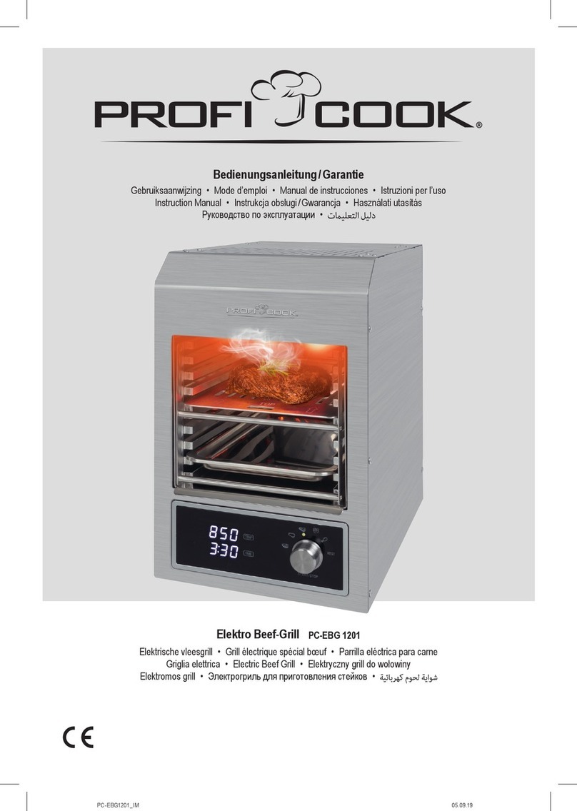 Proficook PC-EBG 1201 User manual