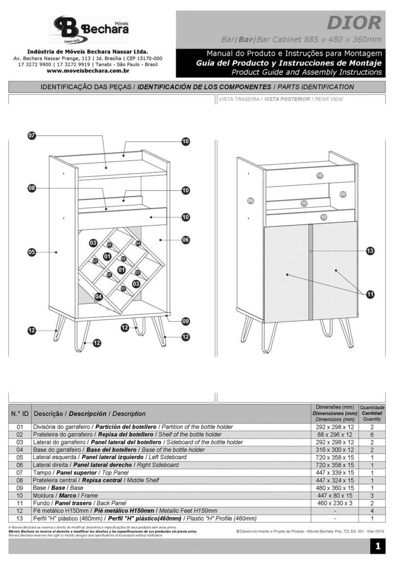 Bechara Dior Bar Cabinet User manual
