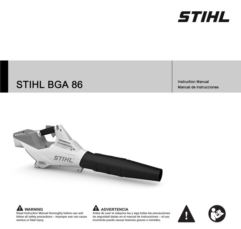 Stihl BGA 86 User manual