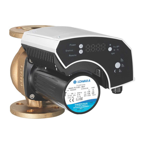 Lowara ecocirc XL User manual