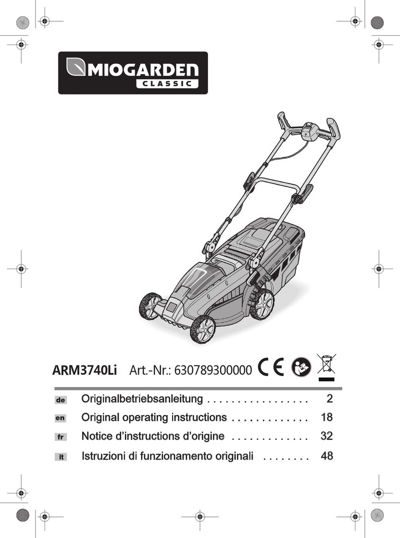 Miogarden CLASSIC ARM3740Li Original operating instructions Miogarden CLASSIC ARM3740Li Original operating instructions