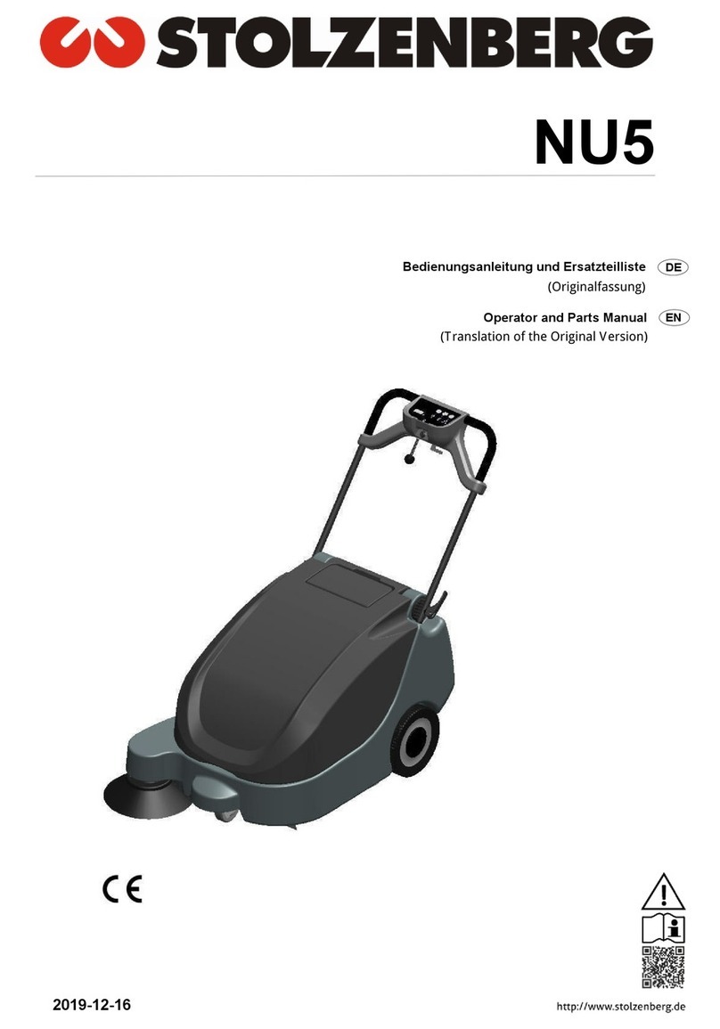 STOLZENBERG NU5 Operator and parts manual