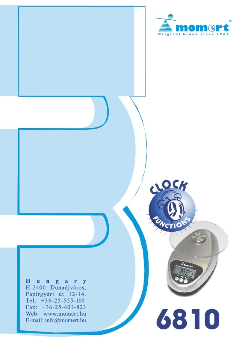 Momert 6810 operating manual