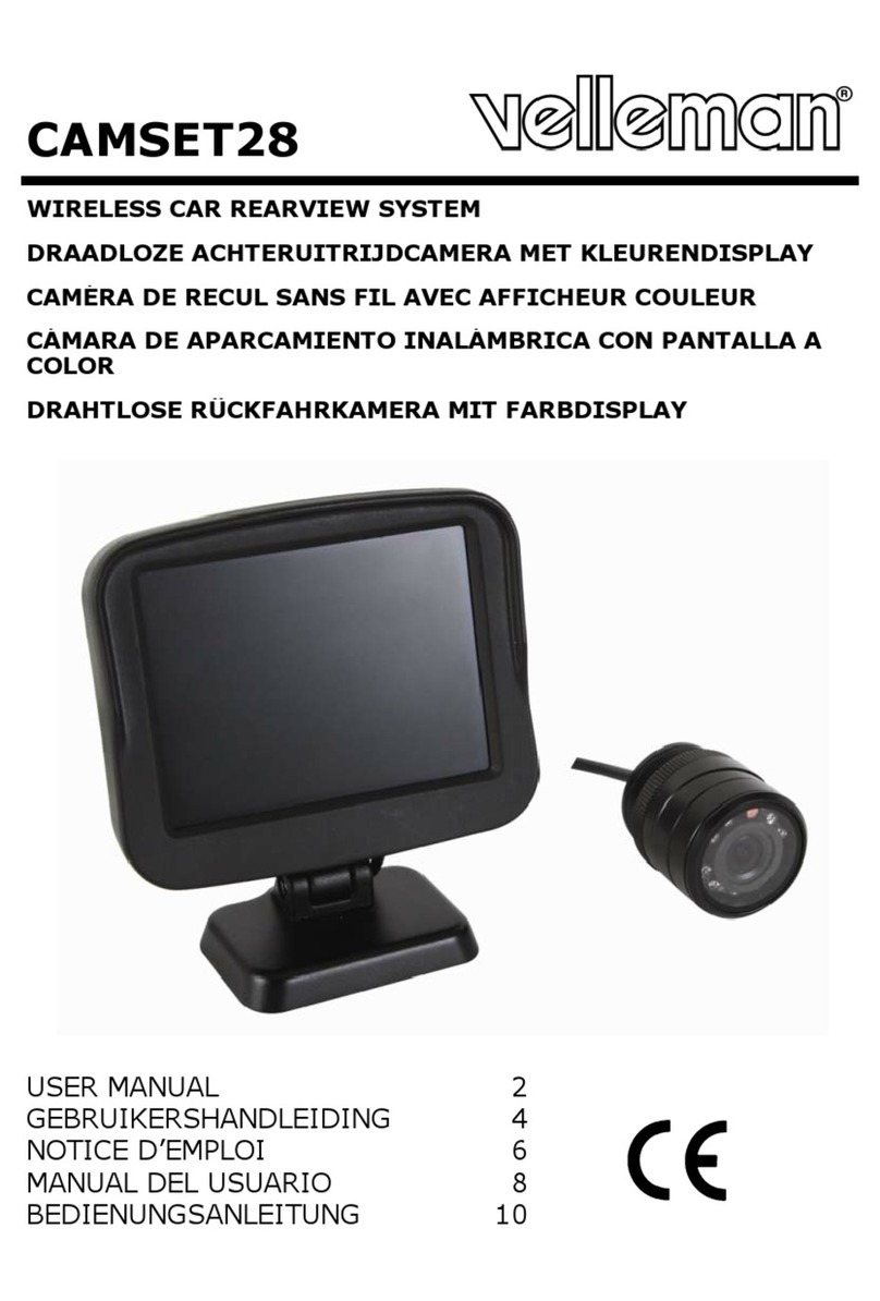 Velleman CAMSET28 user manual