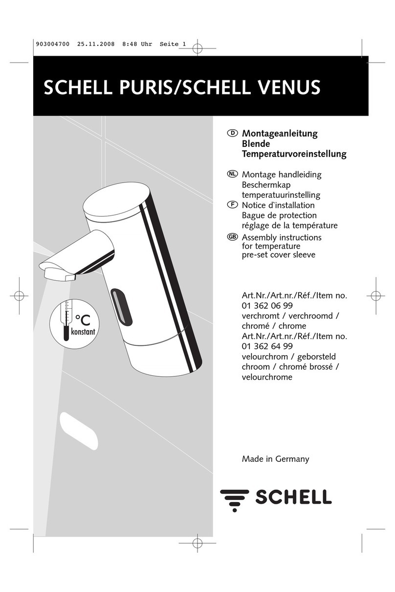 Schell PURIS 01 362 06 99 User manual