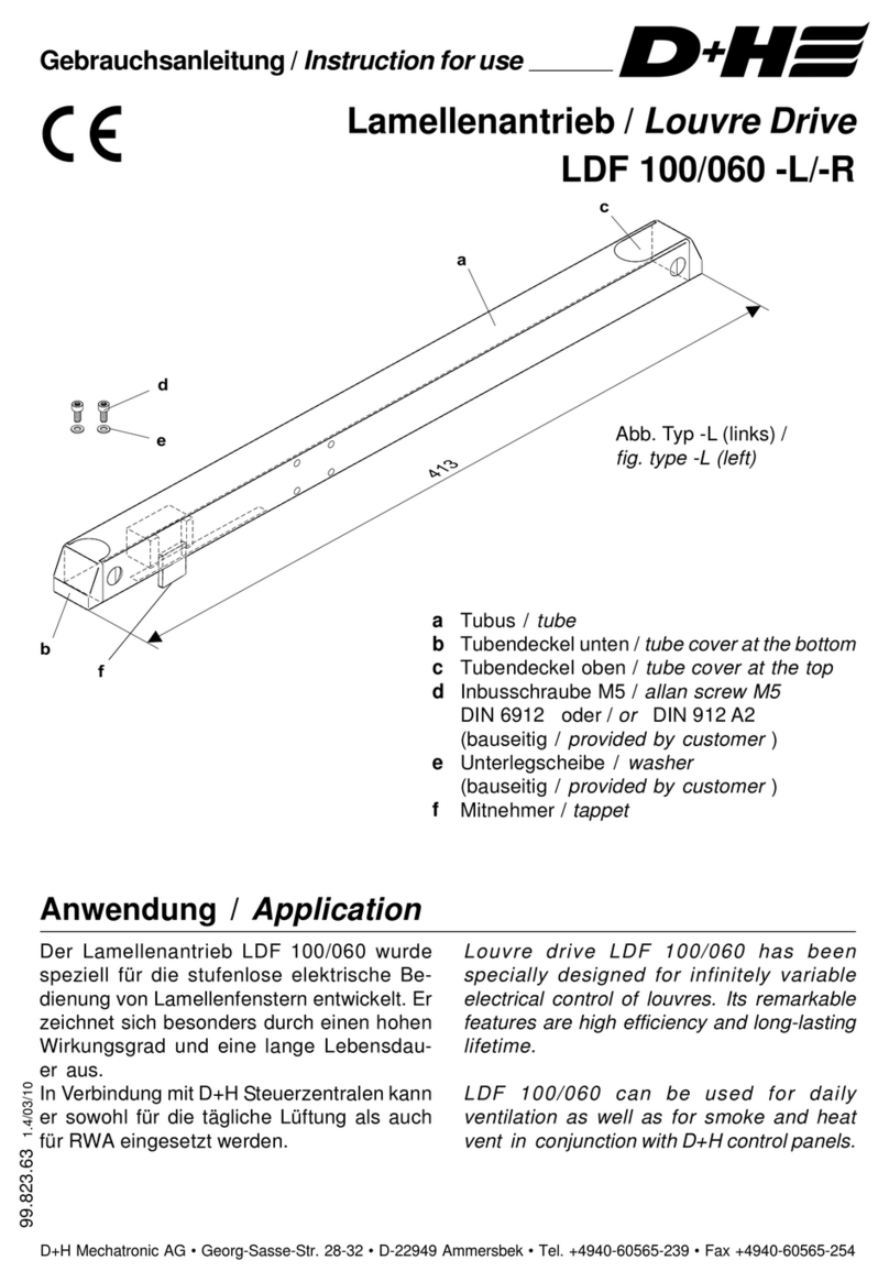 D+H LDF 100-L Instructions for use