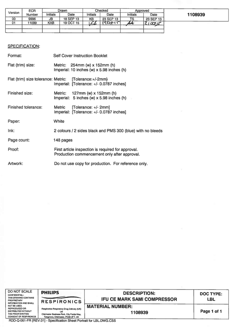 PHILIPS Respironics Sami The Seal manual