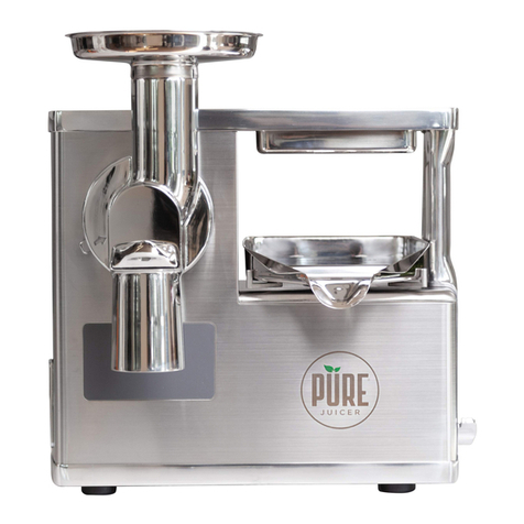 PURE Juicer owner's manual