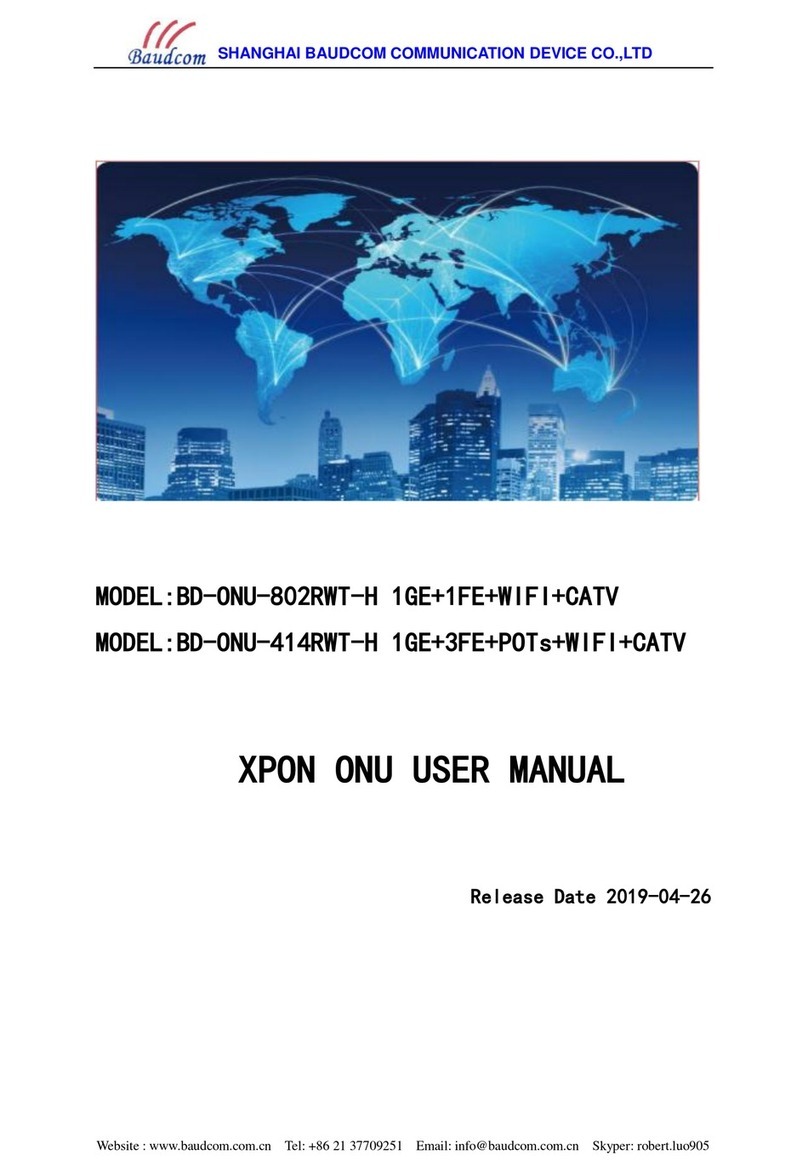 Baudcom BD-ONU-802RWT-H user manual