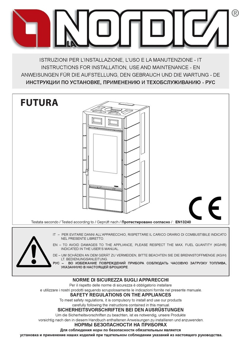 LA NORDICA FUTURA Instructions for installation, use and maintenance