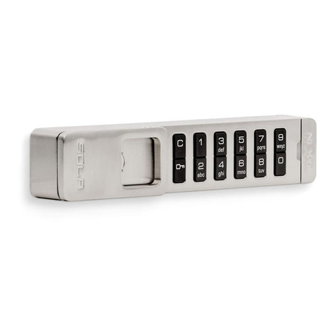 Digilock Next lock Sola quick start guide