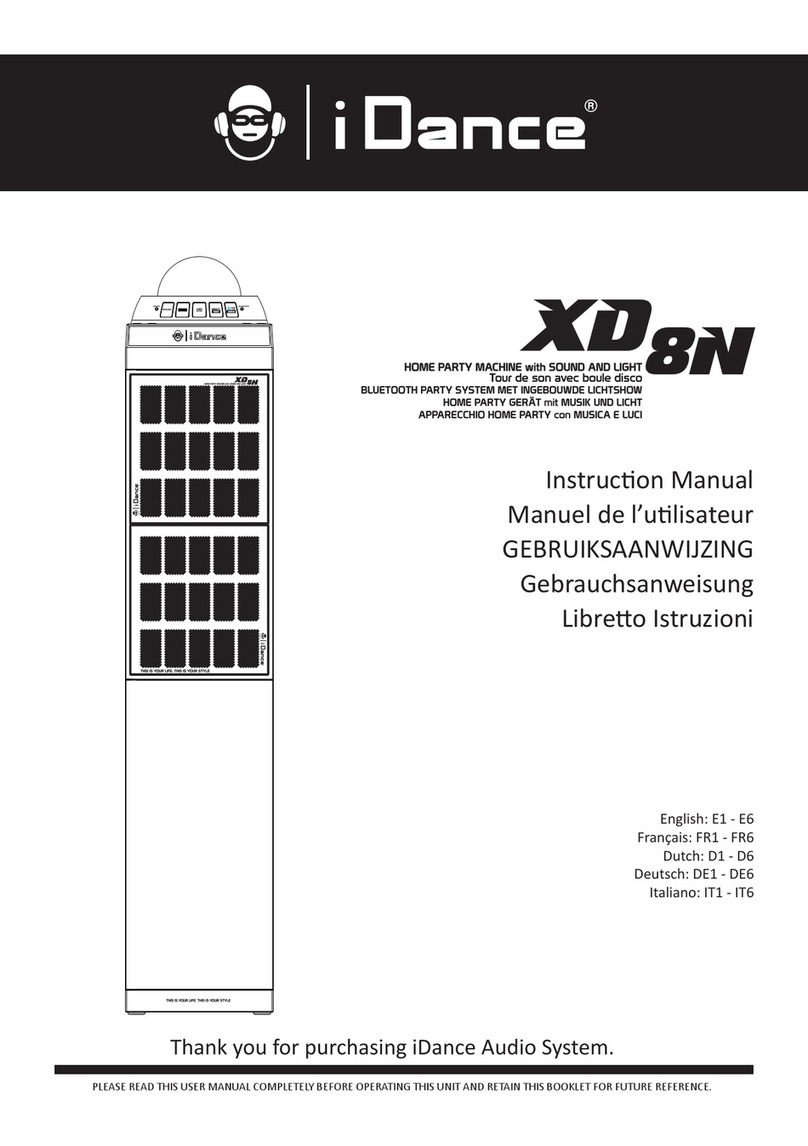 iDance XD8N instruction manual