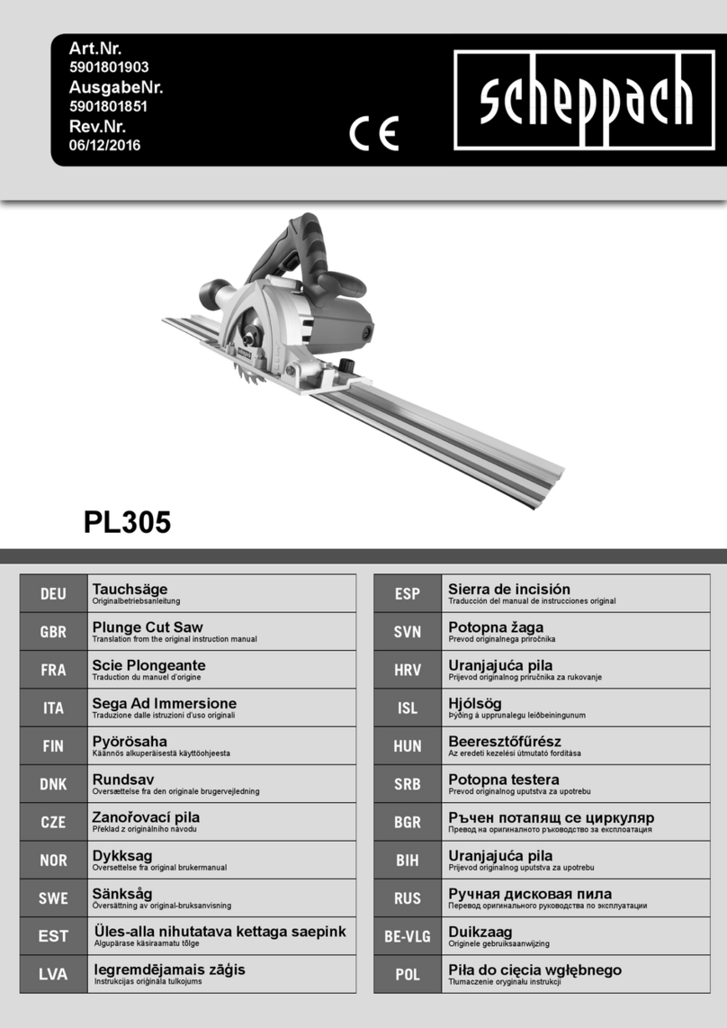 Scheppach PL305 Multi Assembly instructions
