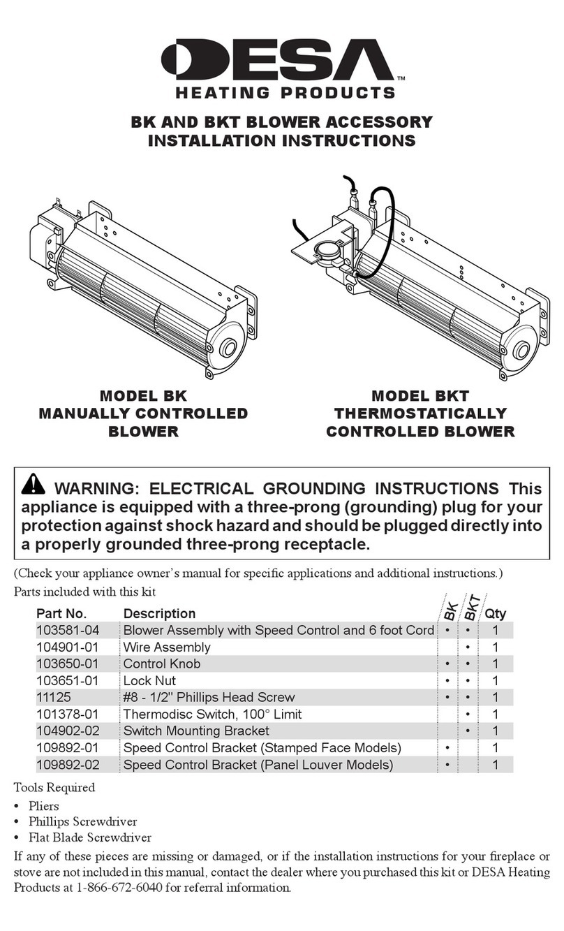 Desa BK installation instructions